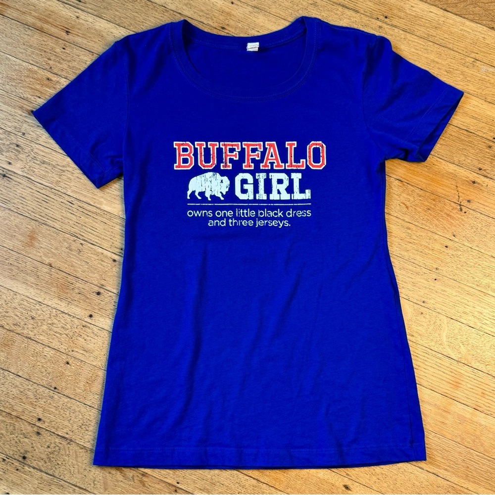 Buffalo Sports Girl T-Shirt, Bills & Sabres Fans, Women's Medium
